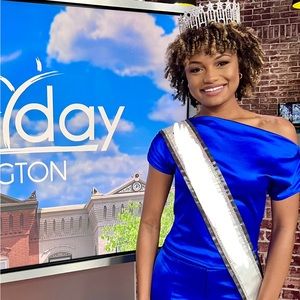 Royal Blue Two-piece Set